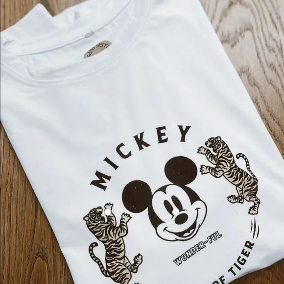 White mickey tshirt  - Picture 4 of 5
